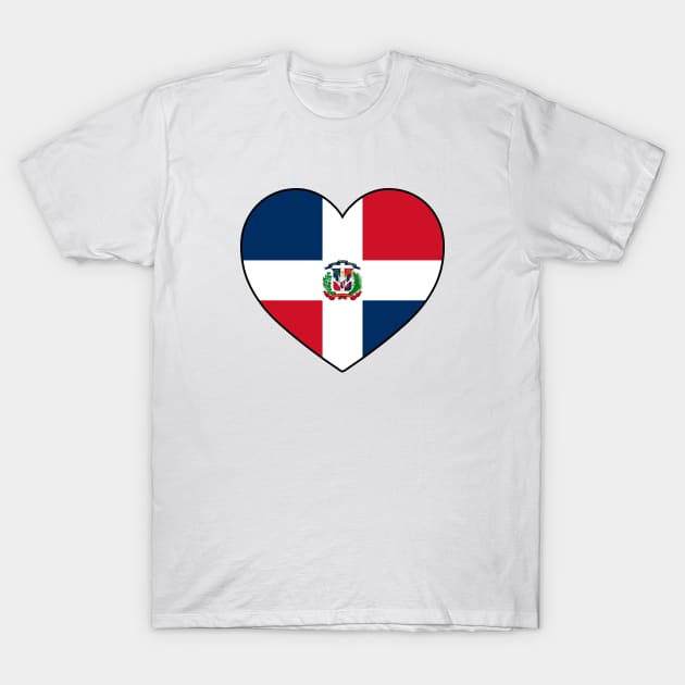 Heart - Dominican Republic _094 T-Shirt by Tridaak